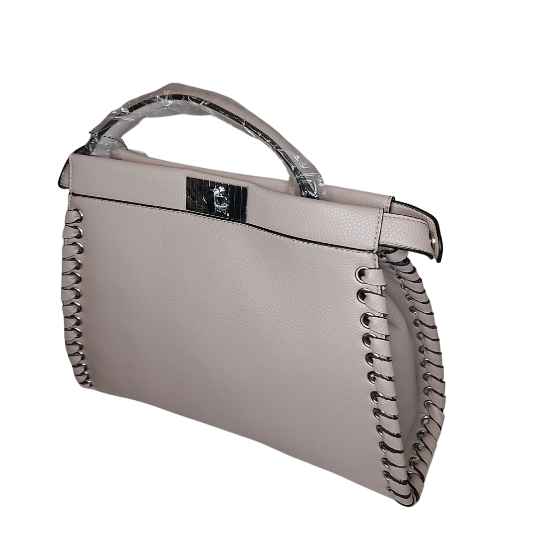 Light Taupe Satchel