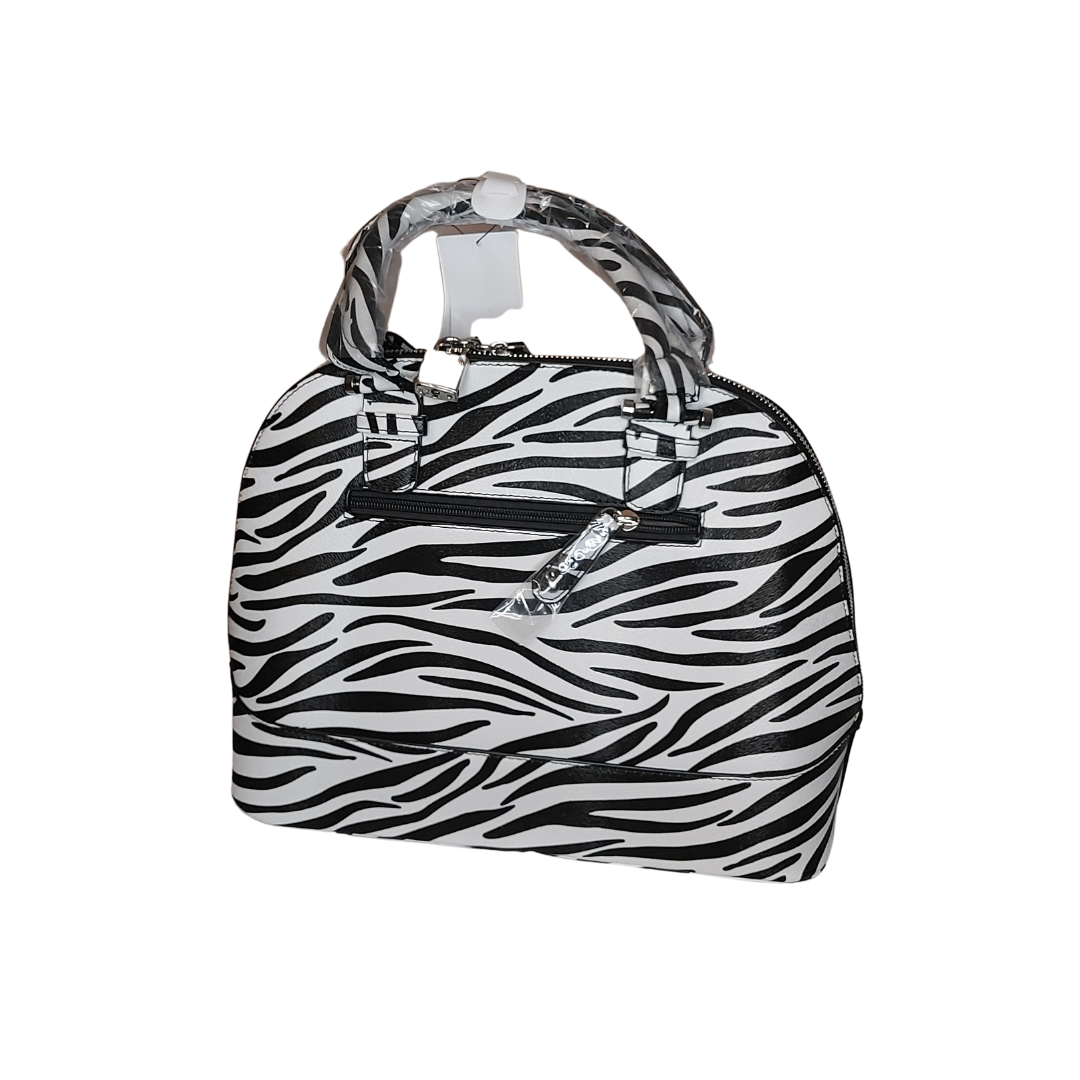 Zebra Dome Satchel